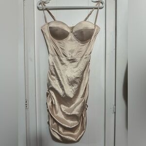 Champagne Corset Shein Dress